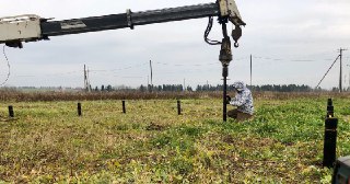 Установка винтовых свай Одинцово цена от 3065 руб.